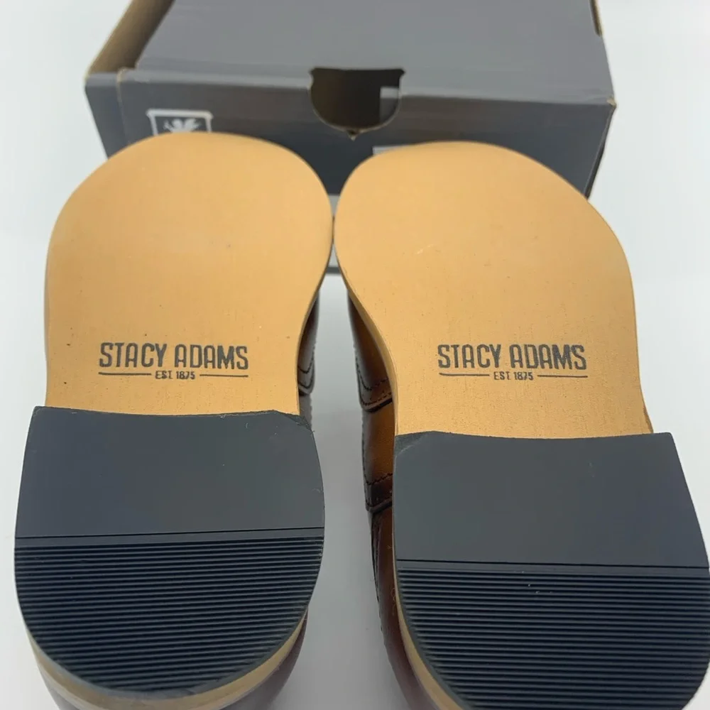 Stacy Adams Men's Cognac Brown Oxford Shoes